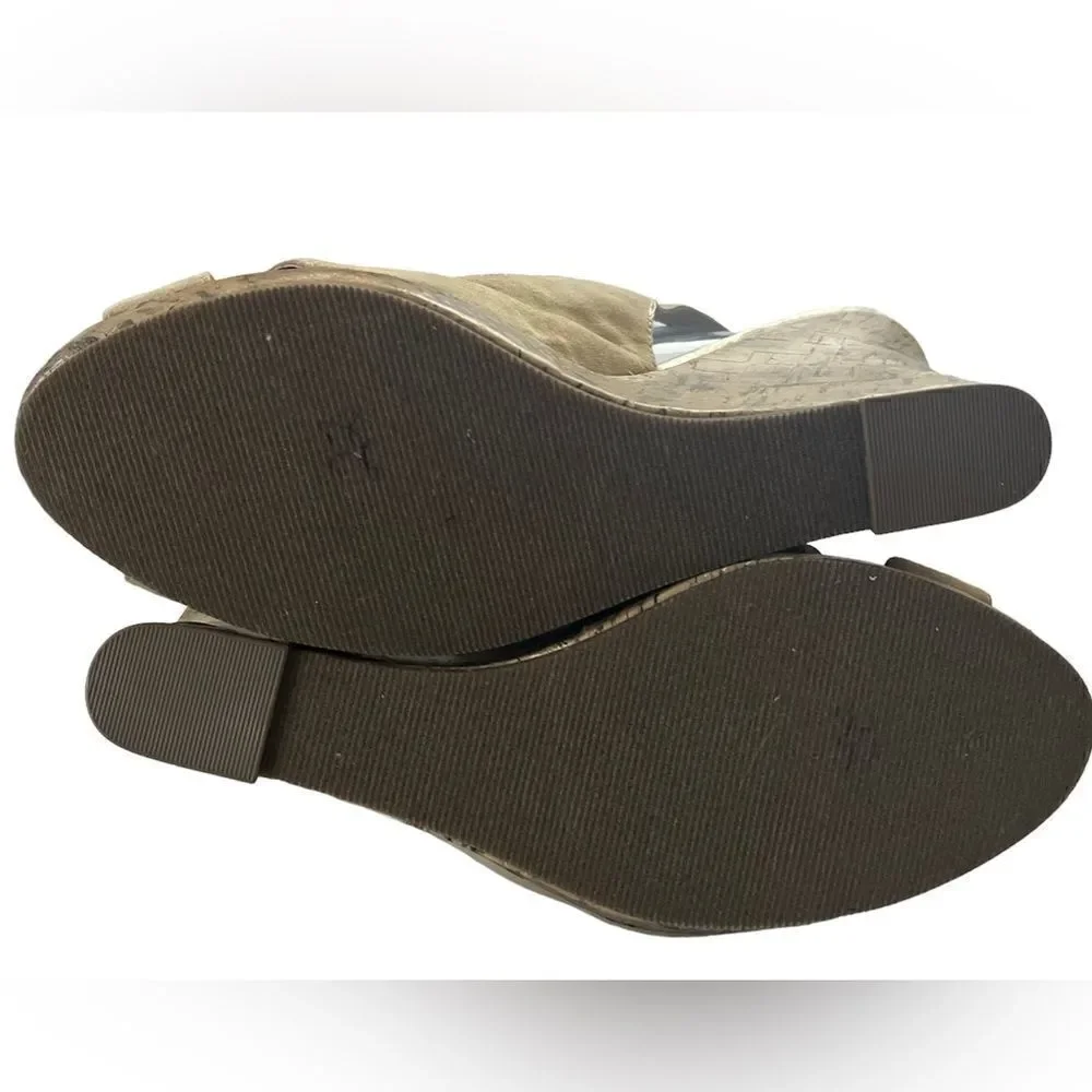 𝅺UNISA sling back wedges